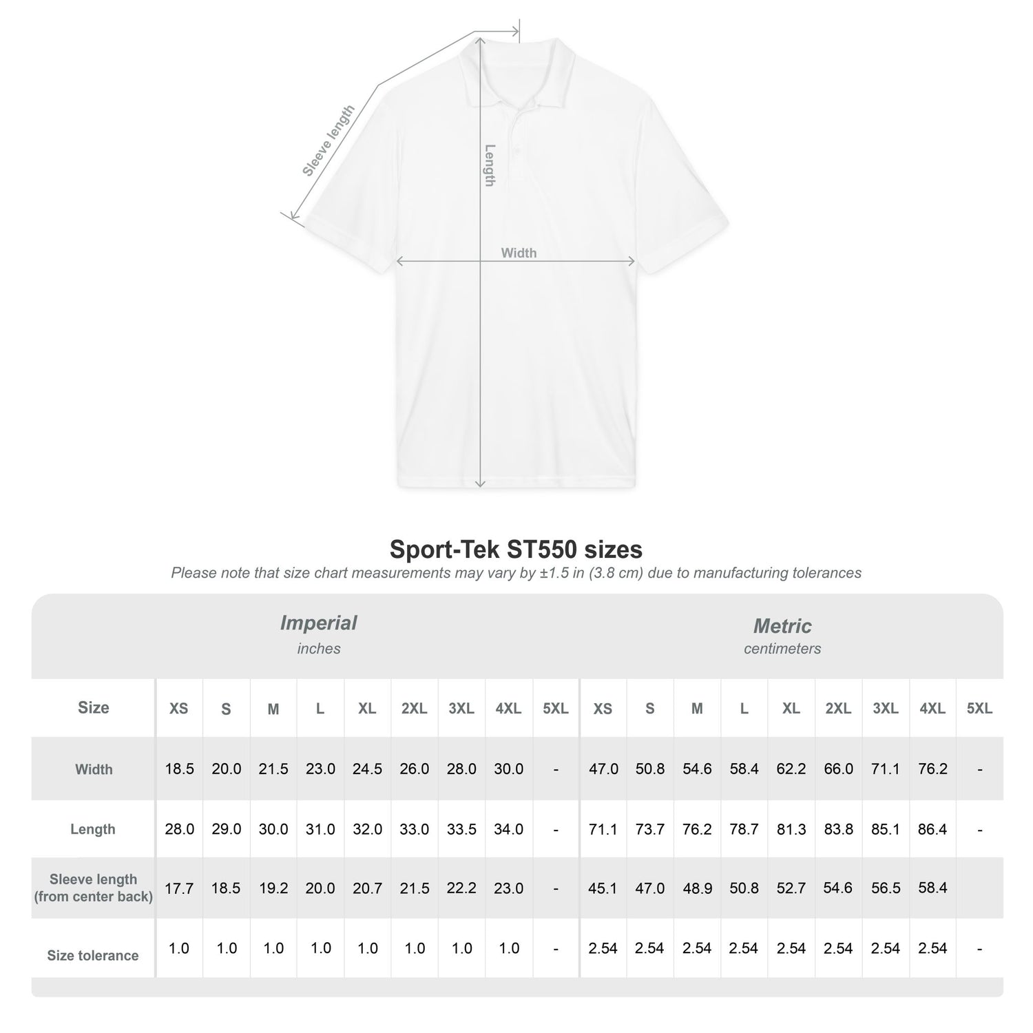 Copy of White Golf Polo with Red Airplane & 'Birdie' Logo — Men's Performance Polo