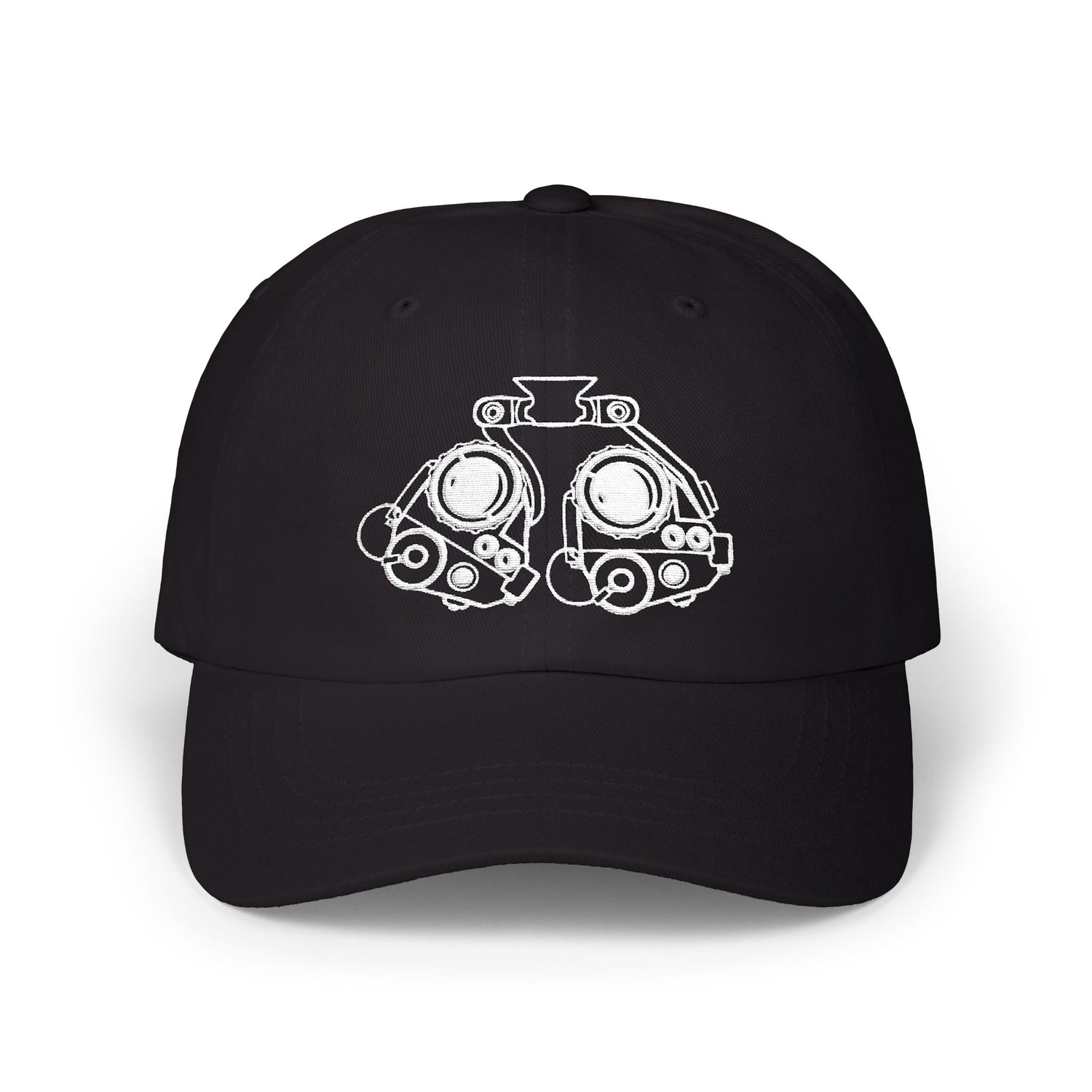 INX - LOA -- Embroidered Bridged PVS14 Dark Dad Hat